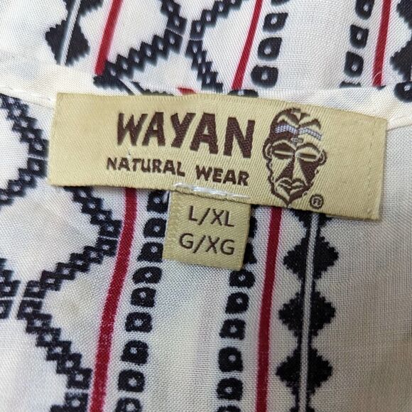 Wayan Natural Wear Aztec Style Tank Top Size L/XL Fringe Hem - Picture 10 of 11